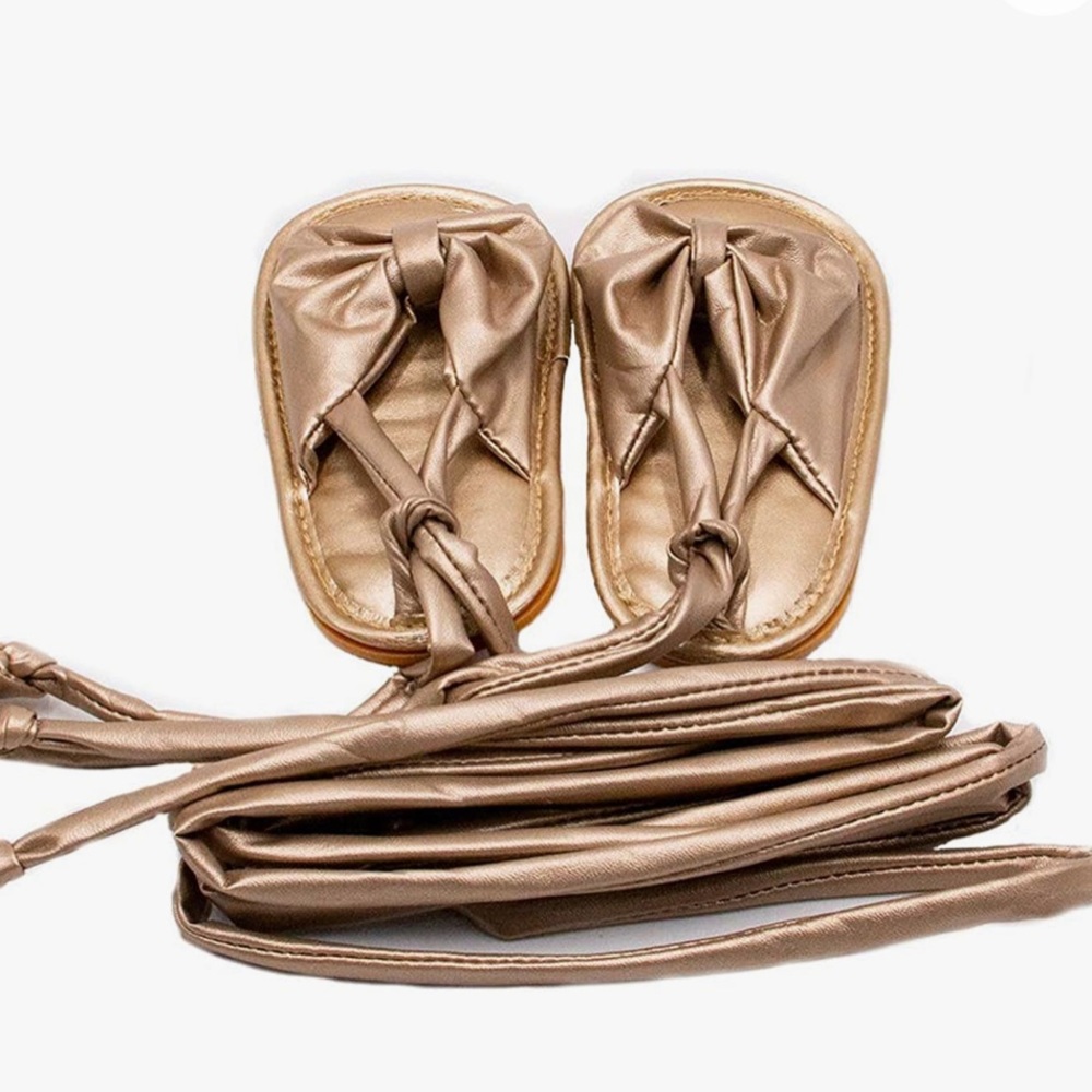 12-18 month gold gladiator sandals